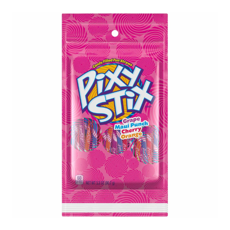 Pixy Stix Peg Bag - 3.2oz (90.7g)