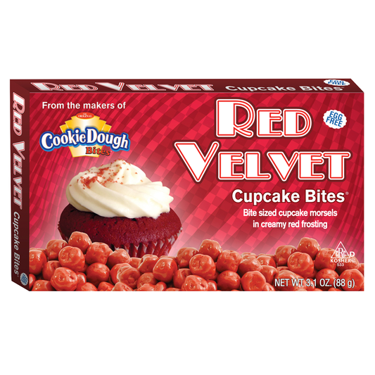 Red Velvet Cupcake Bites 3.1oz Theatre Box