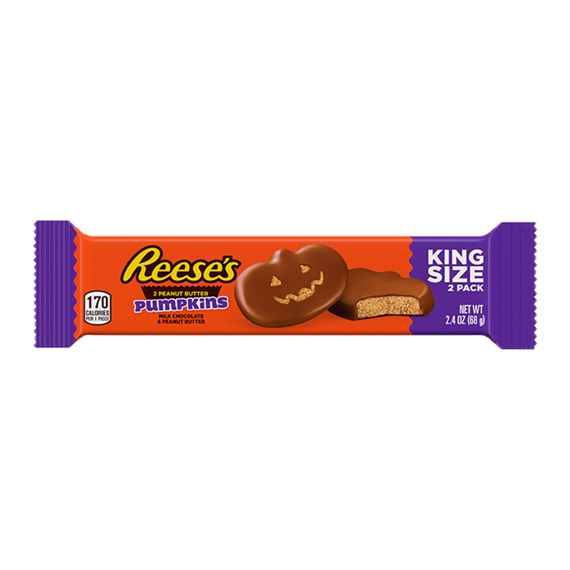 Reese's - Milk Chocolate Peanut Butter Pumpkins King Size - 2.4oz (68g)