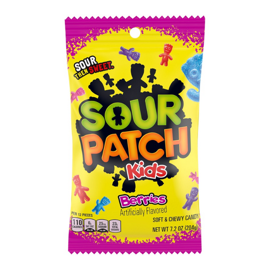 Sour Patch Kids Berries Peg Bag - 7.2oz (204g)