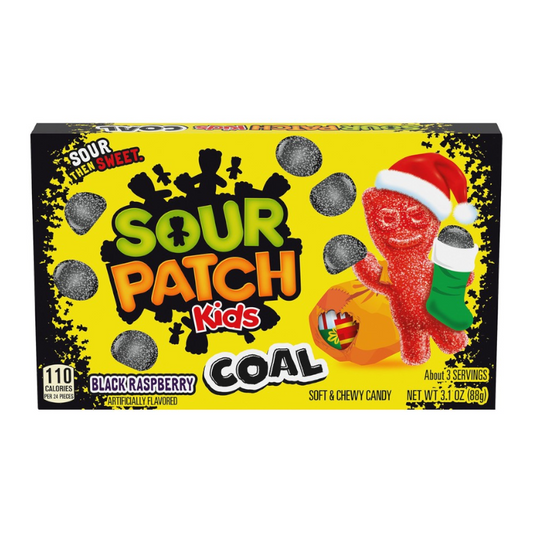 Sour Patch Kids Coal - 3.1oz (88g) - Theatre Box