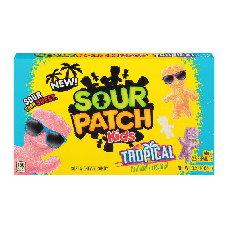 Sour Patch Tropical - 3.5oz (99g) - Theatre Box