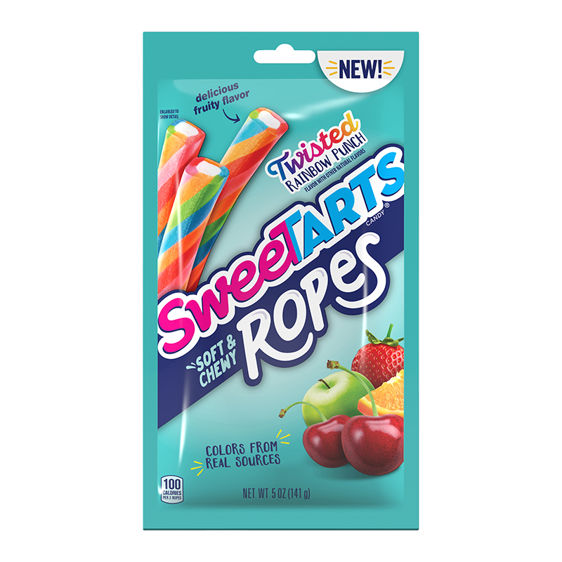 SweeTarts Ropes Twisted Rainbow Punch - 5oz (141g)