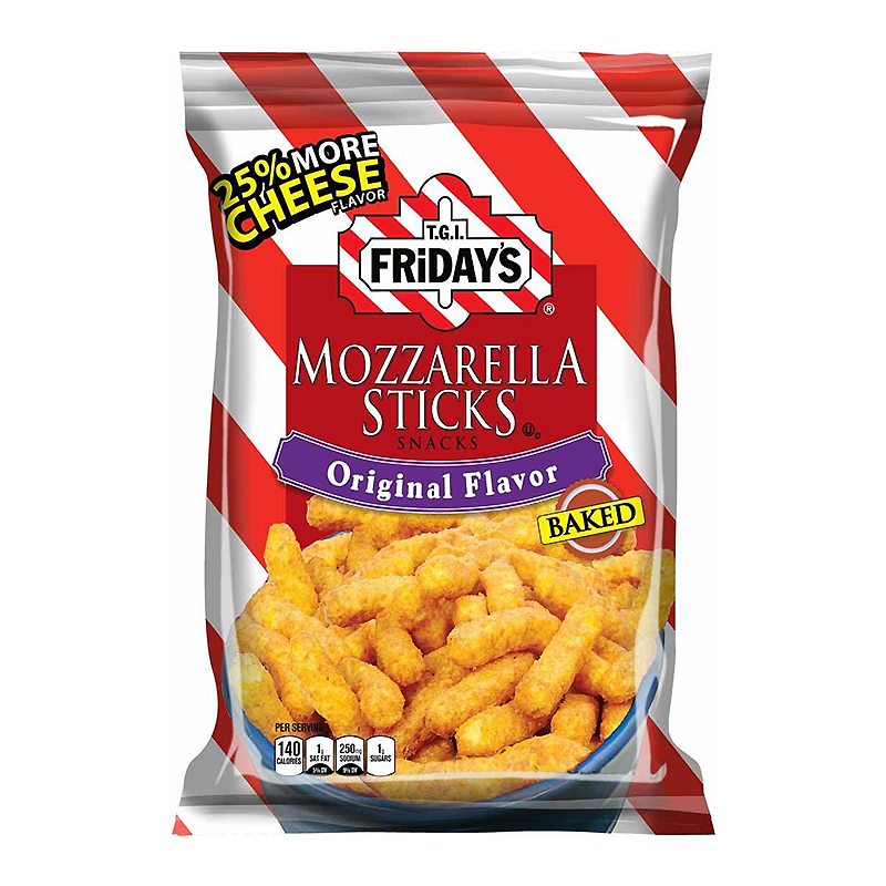 TGI Fridays Mozzarella Sticks Baked Snacks 3.5oz