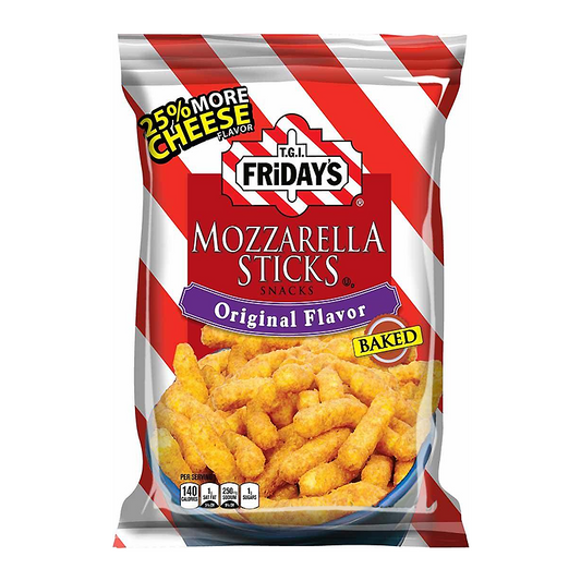 TGI Fridays Mozzarella Sticks Baked Snacks 3.5oz