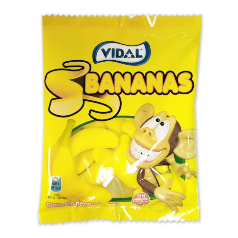 Vidal Bananas - 90g