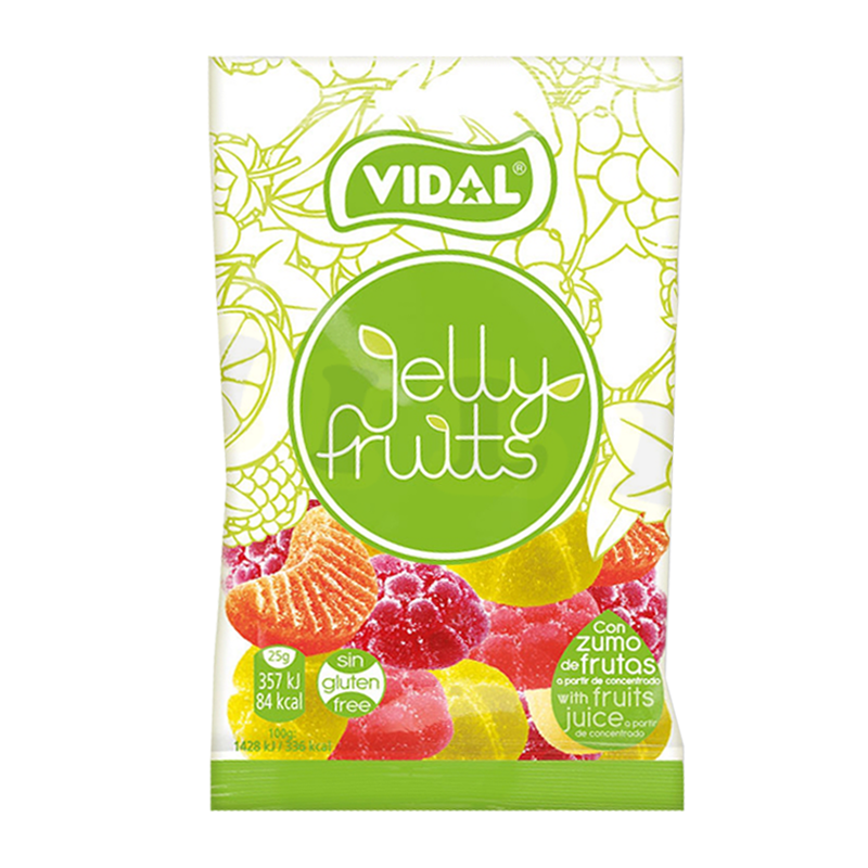 Vidal Jelly Fruits - 3.17oz (90g)