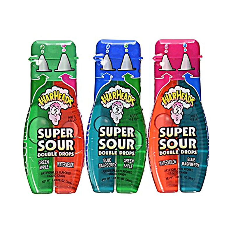 Warheads Super Sour Double Drops - 1.01fl.oz (30ml)