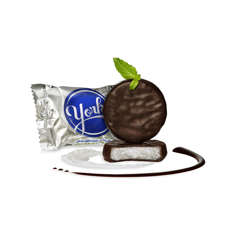 York Miniature Peppermint Pattie - 0.48oz (13.6g) - SINGLE