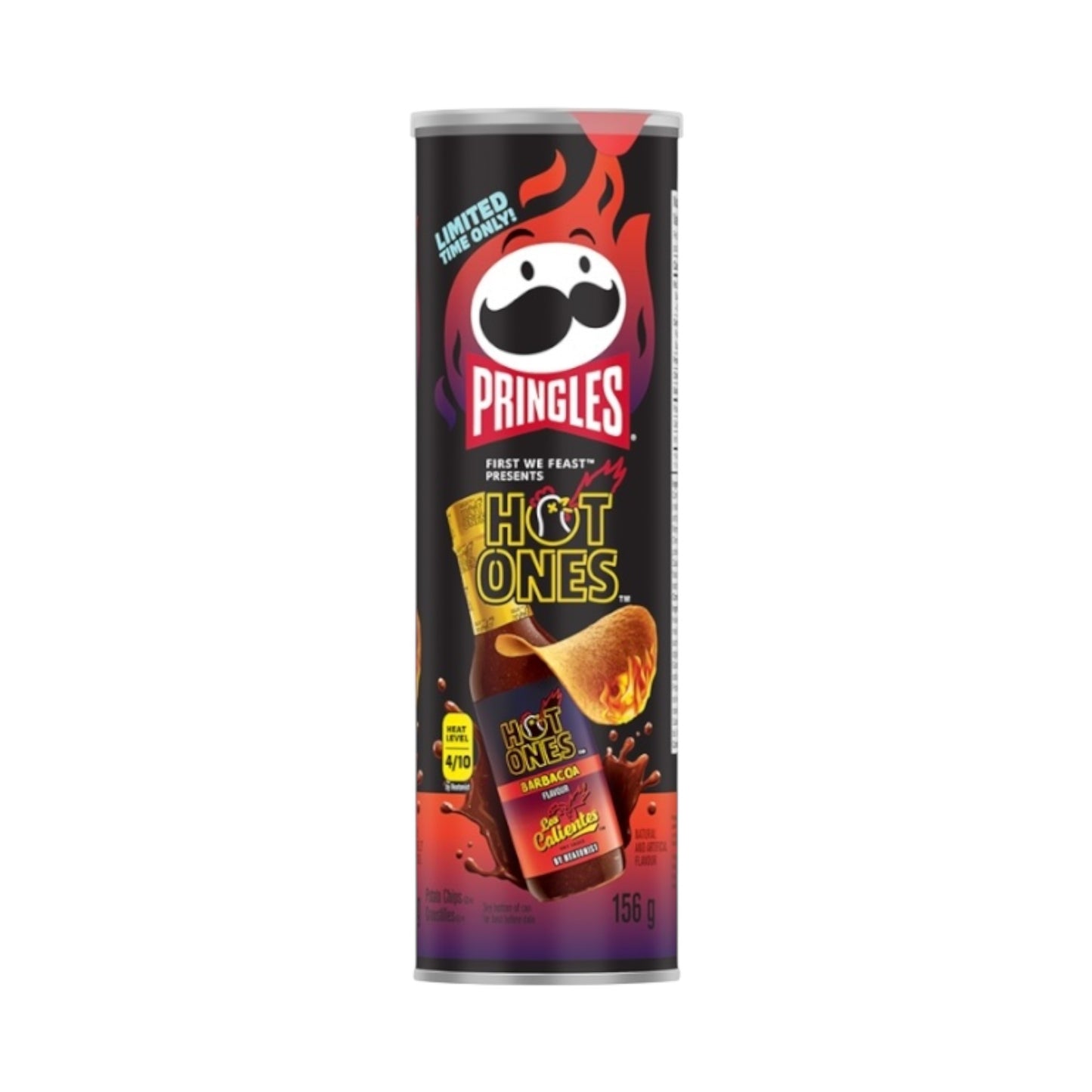 Pringles Hot Ones Barbacoa - 156g [Canadian]