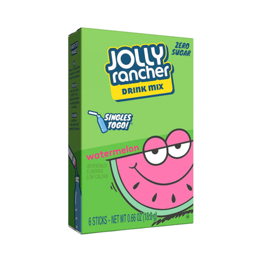 Jolly Rancher Drink Mix Watermelon Flavour Zero Sugar Sachets - 0.66oz (18.8g)