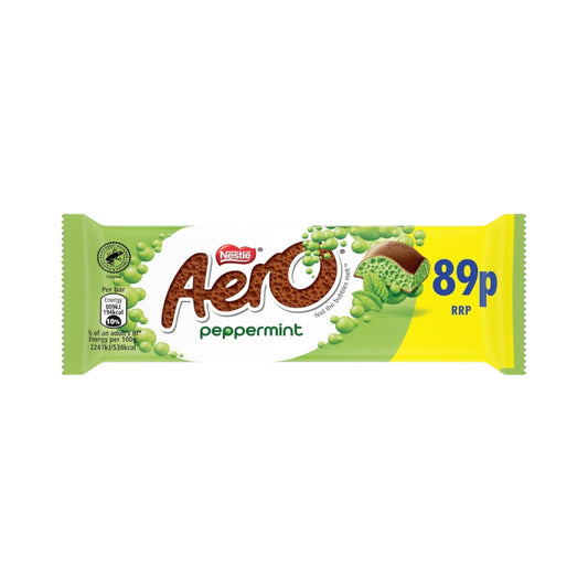 Aero Peppermint Mint Chocolate Bar - 36g (PMP 89P)