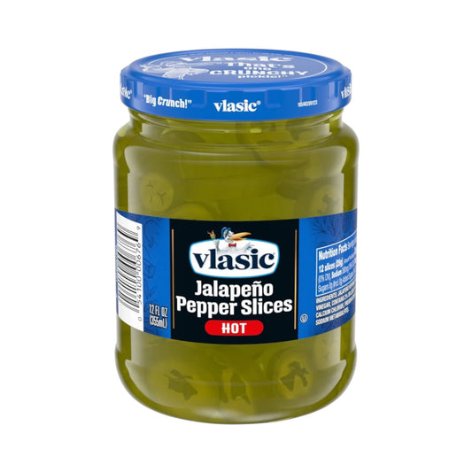 Vlasic Jalapeno Pepper Slices Hot - 12oz (355ml)