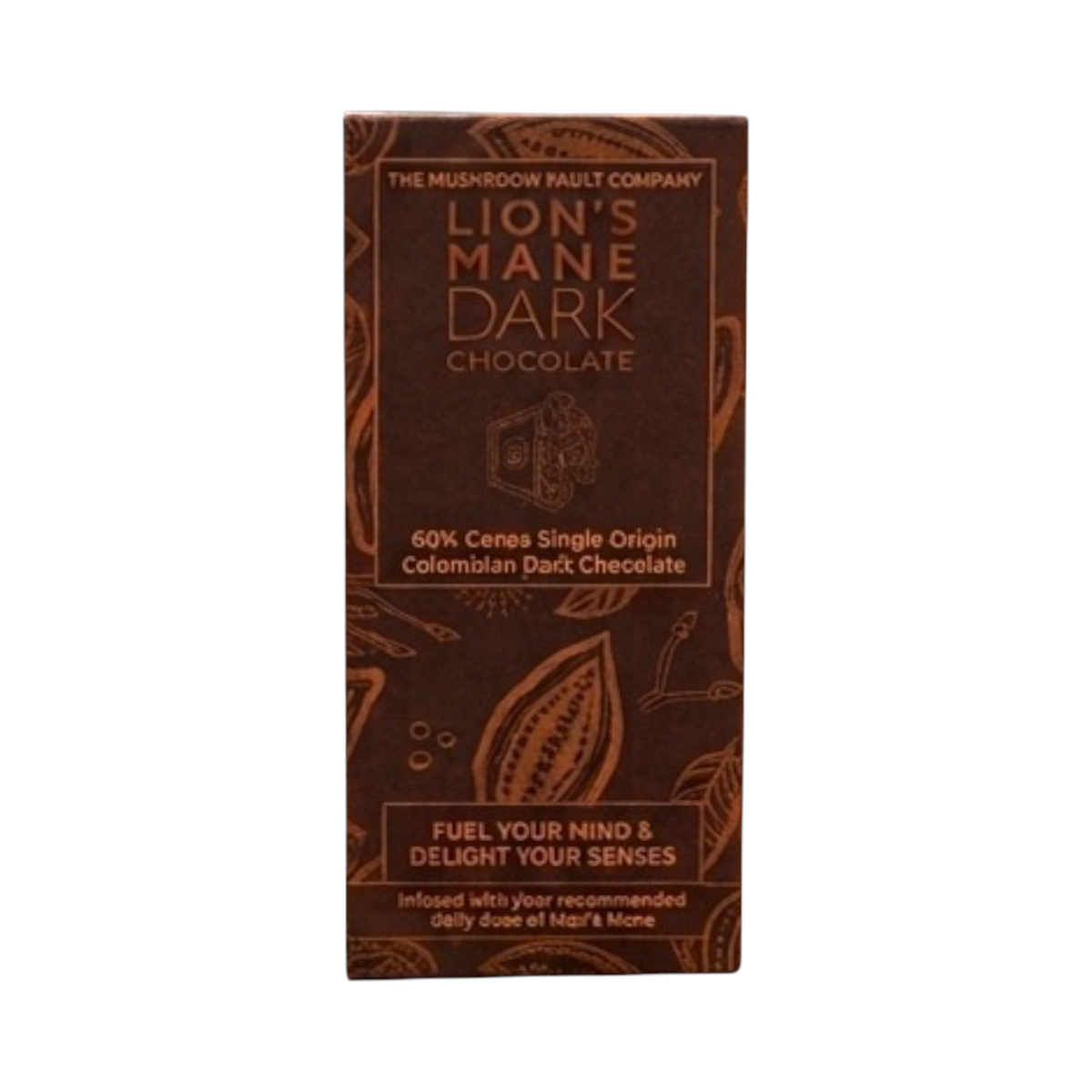 The Mushroom Vault Lions Mane Dark Chocolate - 45g