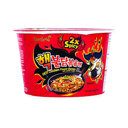 Samyang Buldak Hot Chicken Ramen 2X Spicy Big Bowls - 105g