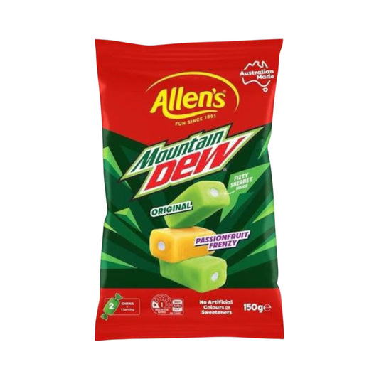Allen’s Mountain Dew Chews - 150g [Australian]