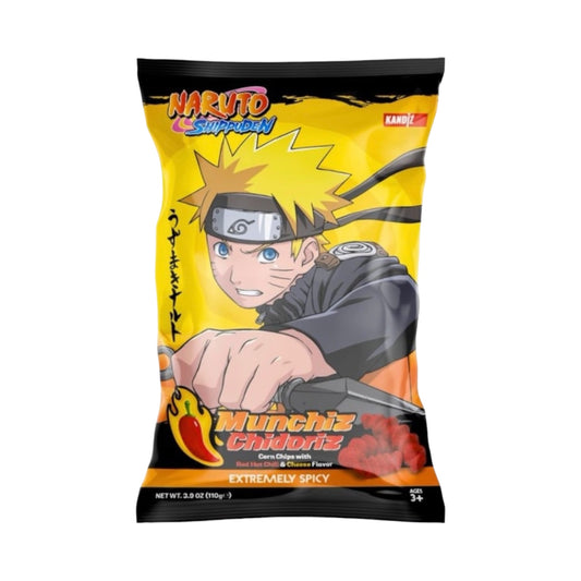 Naruto Munchiz Chidoriz Red Hot Chilli & Cheese - 3.9oz (110g)