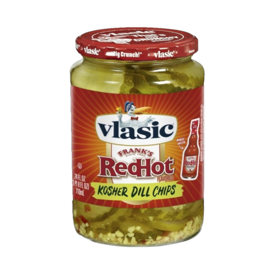 Vlasic Franks Red Hot Kosher Dill Chips - 24fl.oz (710ml)