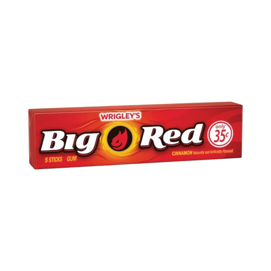 Wrigley's Big Red Chewing Gum 5 Stick - 18g