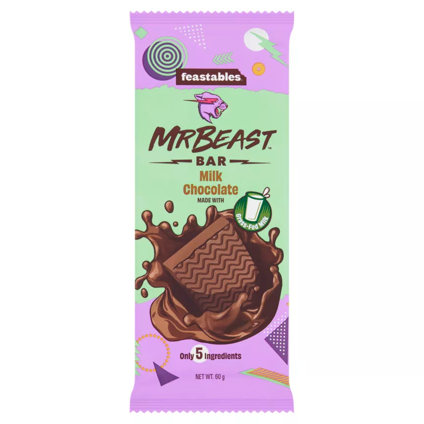 Feastables MrBeast Bar Milk Chocolate - 60g (UK)