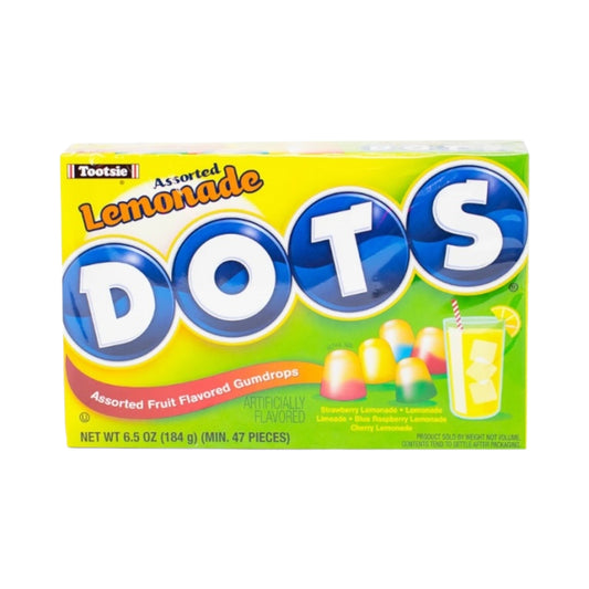 Tootsie Dots Assorted Lemonade - 6.5oz (184g) - Theatre Box