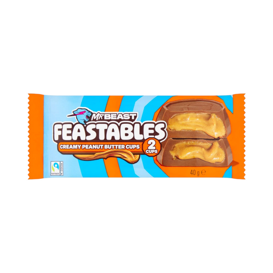 Mr Beast Feastables 2 Creamy Peanut Butter Cups - 40g