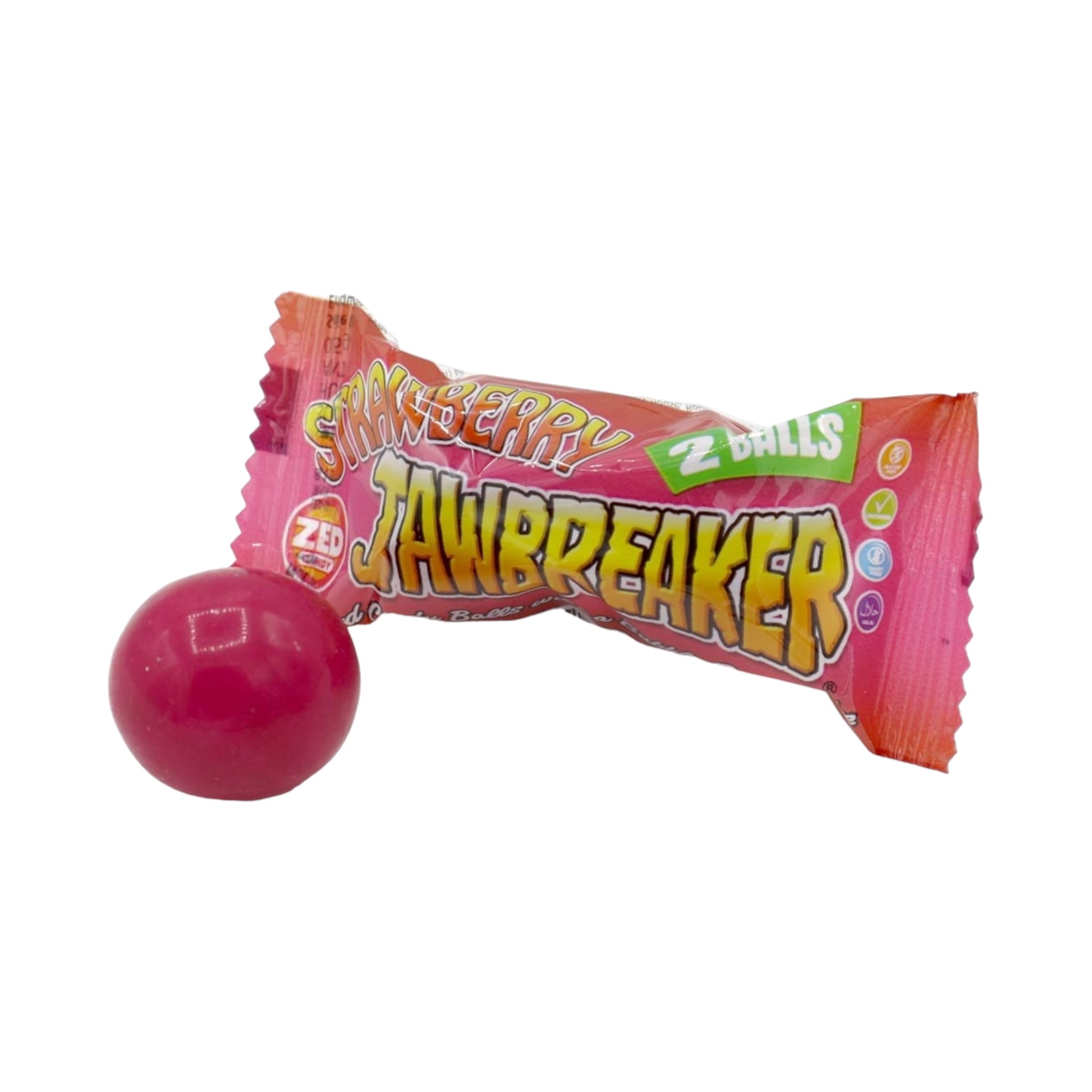 Zed Candy Strawberry Jawbreaker - 2 Pack 16.5g – USA Bites