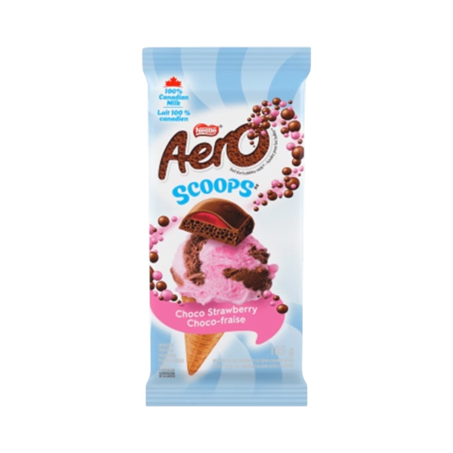 Aero Scoops Choco Strawberry - 105g [Canadian]