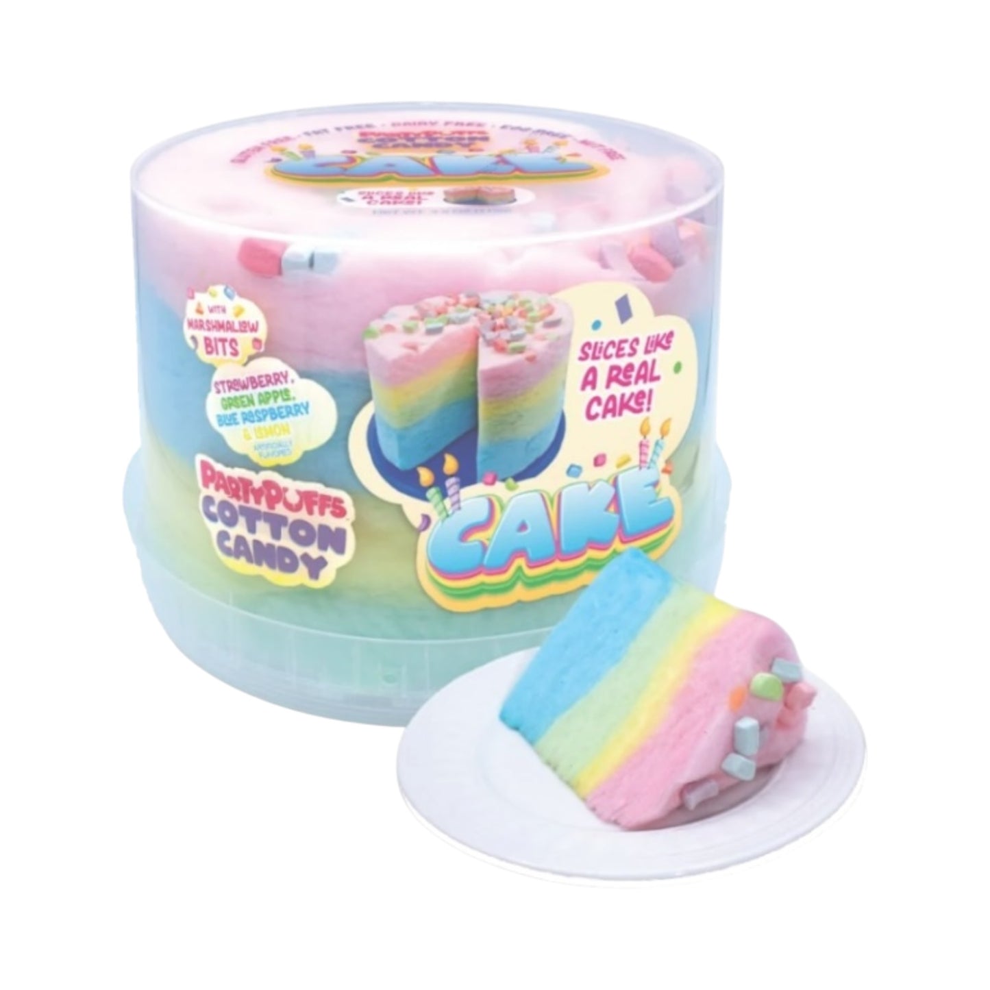 Thrive PartyPuffs Cotton Candy Cake - 4.2oz (119g)