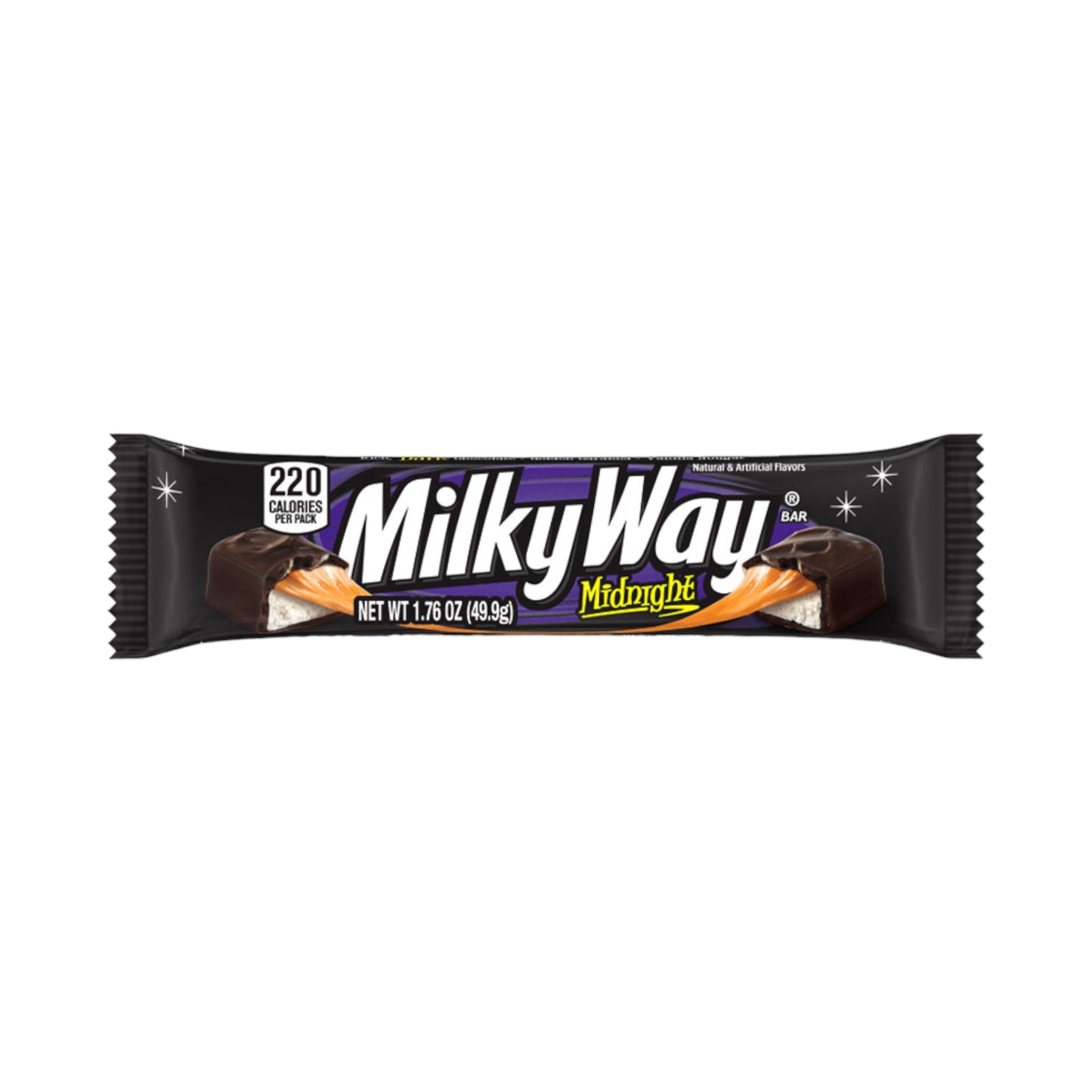 Milky Way, Midnight Dark Chocolate Candy Bar, 1.76 Oz (49.9g)