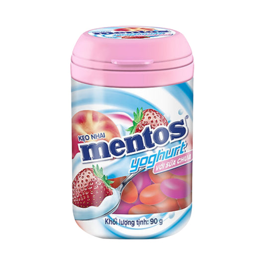 Mentos Gum Strawberry Yogurt - 90g (Vietnam)