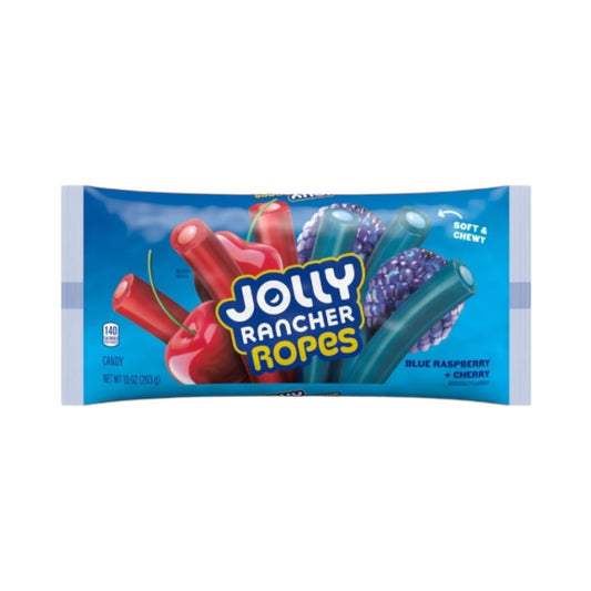 Jolly Rancher Ropes Blue Raspberry & Cherry - 10oz (283g)