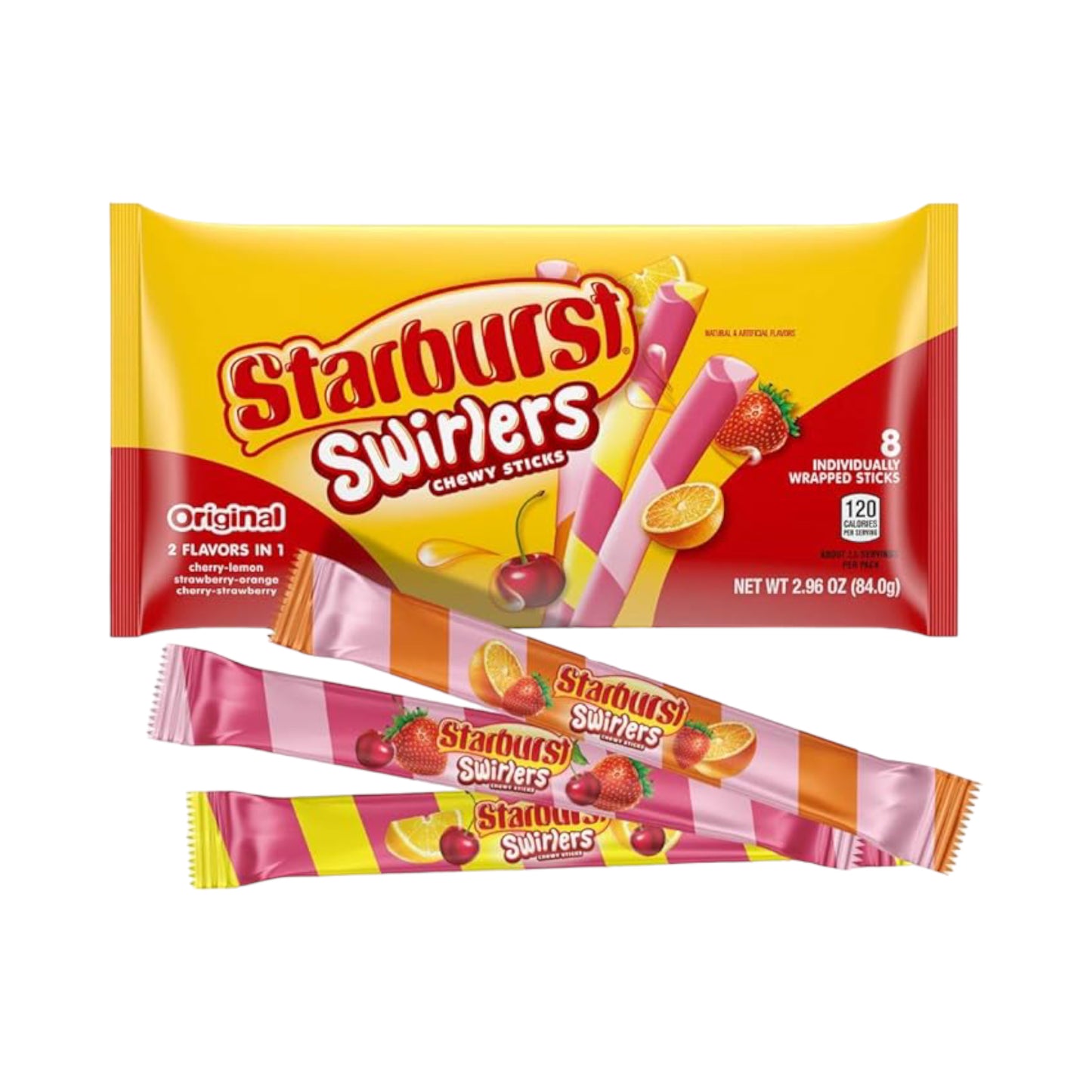 Starburst Swirlers Chewy Sticks - 2.96oz (84g)