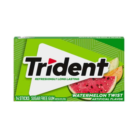 Trident Watermelon Twist Gum - 14pc