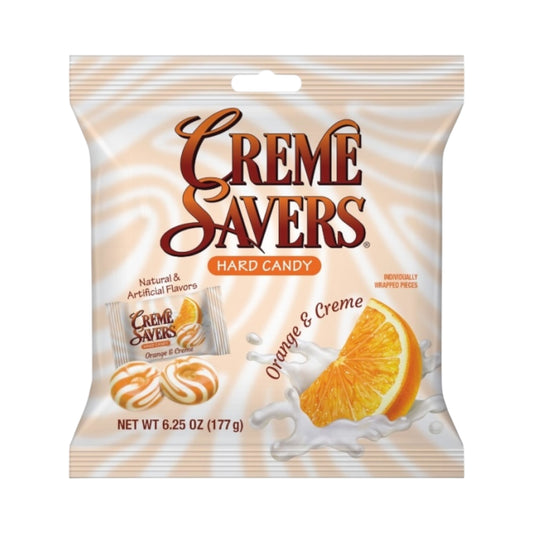 Creme Savers Hard Candy Orange & Cream - 6.25oz (177g)