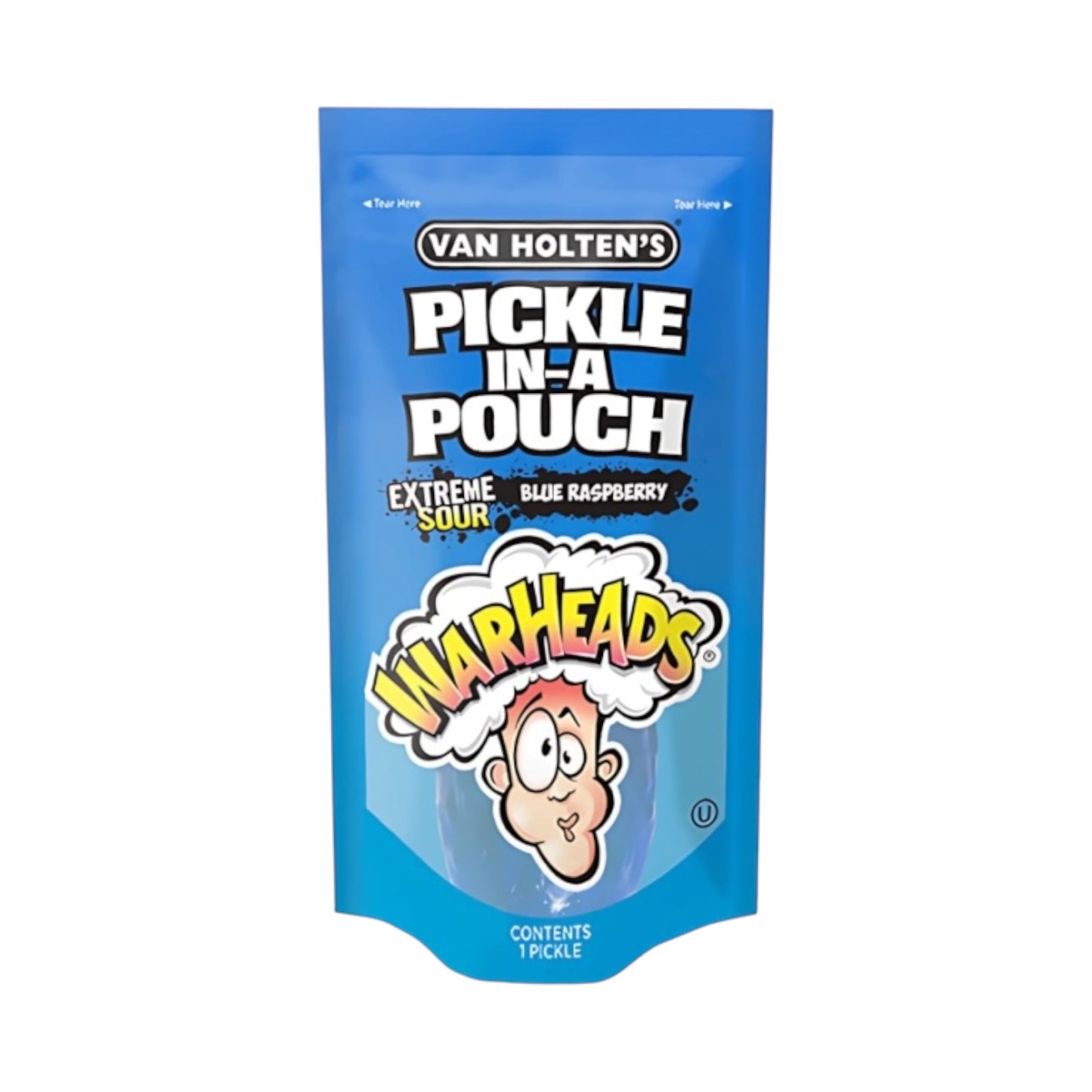 Van Holtens Pickle In A Pouch Warheads Blue Raspberry - 306g