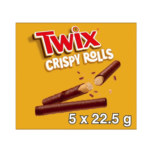Twix Wafer Rolls - 5 x 22.5g (112.5g)
