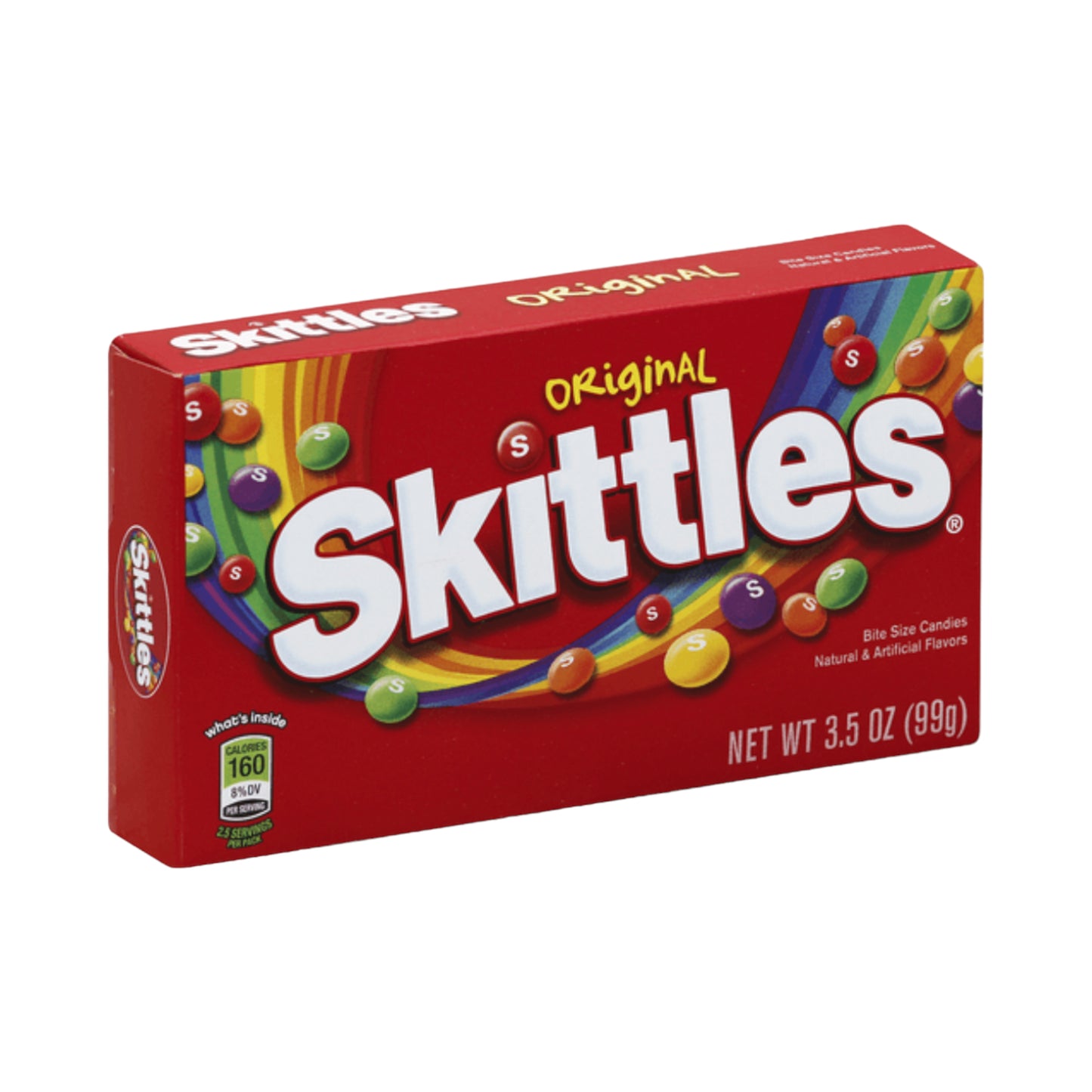 Skittles Original Flavour - 3.5oz (99g) - Theatre Box
