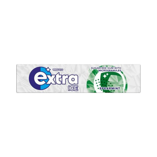 Extra Ice Spearmint Sugarfree Chewing Gum - 10 Pieces