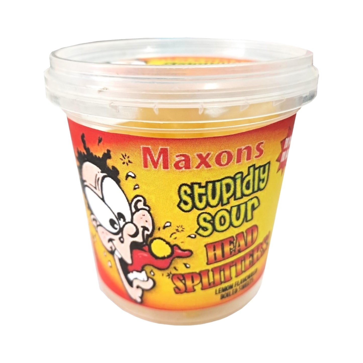 Maxons Stupidly Sour Head splitters Tub - 100g