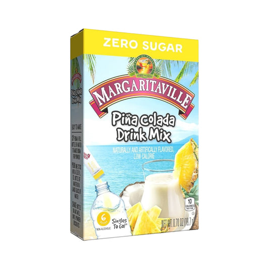 Margaritaville Singles To Go Pina Colada Drink Mix - 0.70oz (19.7g)