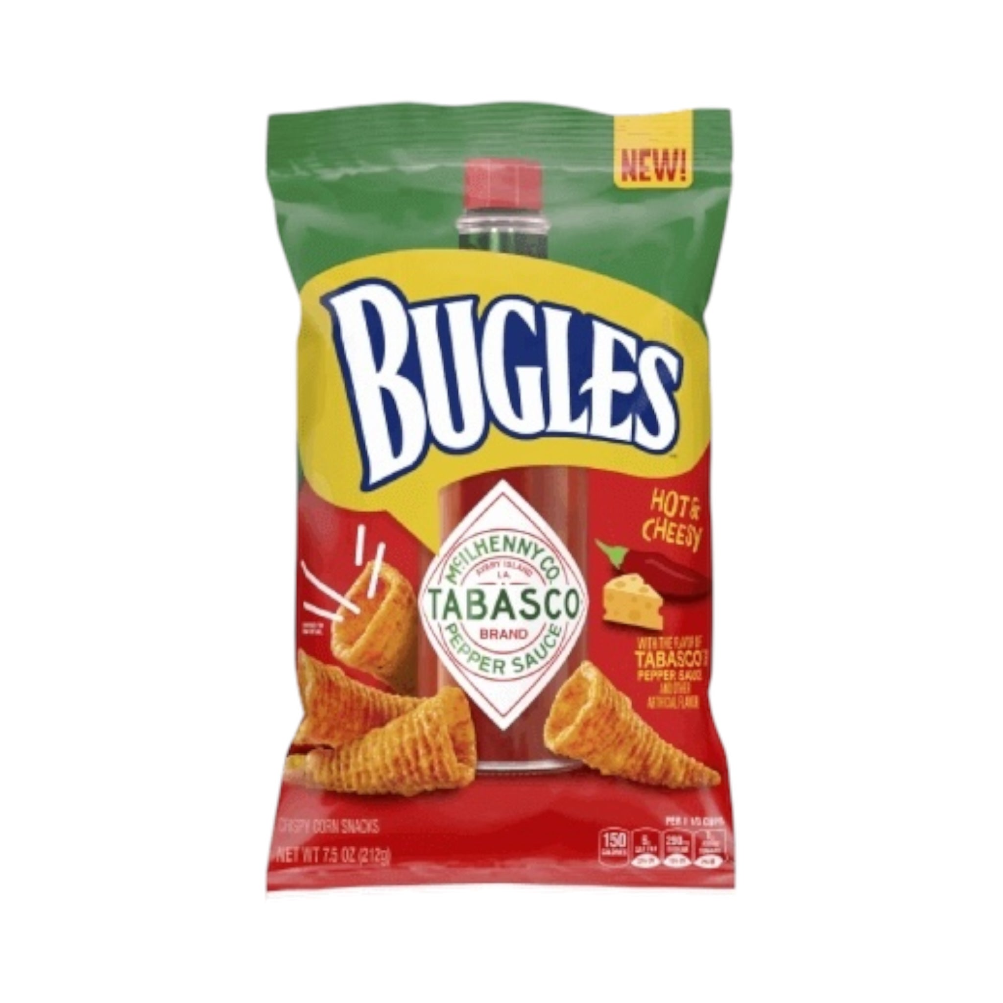 Bugles Tabasco Crispy Corn Snacks - 3oz (85g) – USA Bites