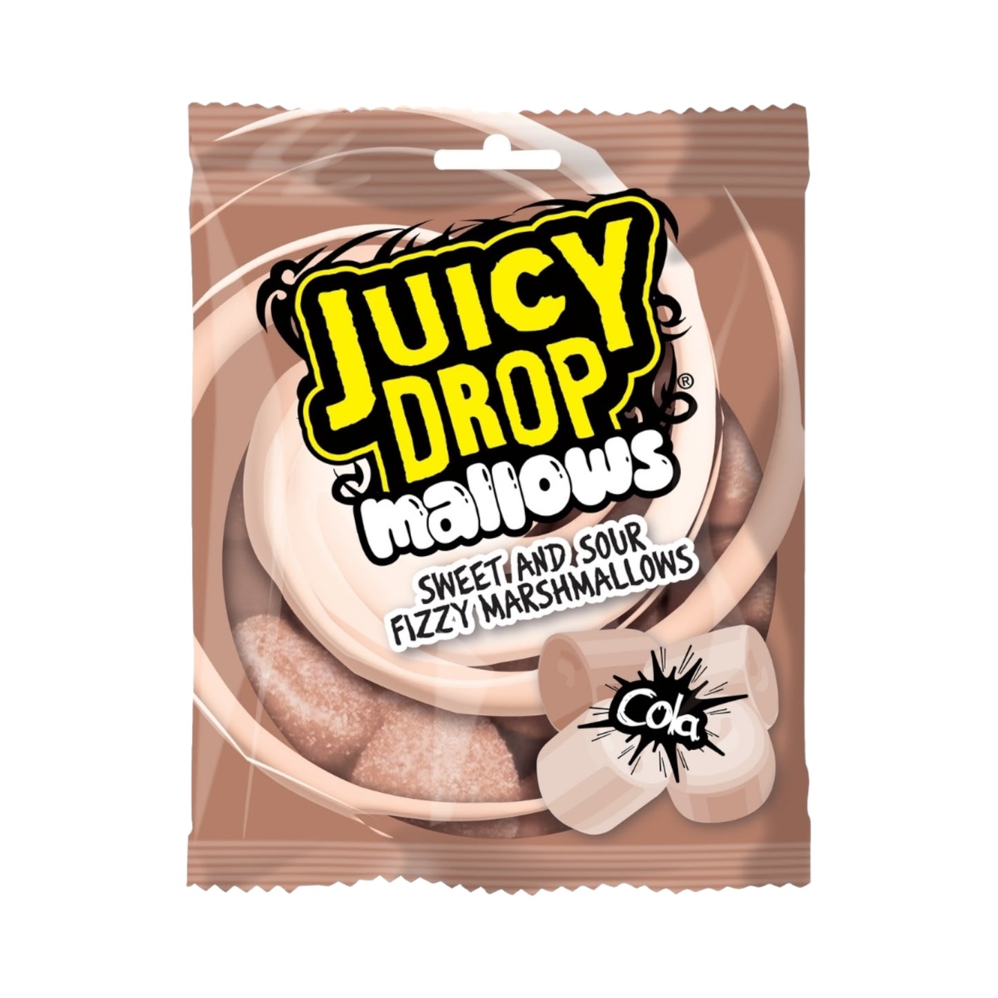 Bazooka Juicy Drop Mallows Cola Bag - 100g