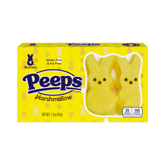 Peeps Easter Yellow Bunnies 4PK - 1.5oz (42g)