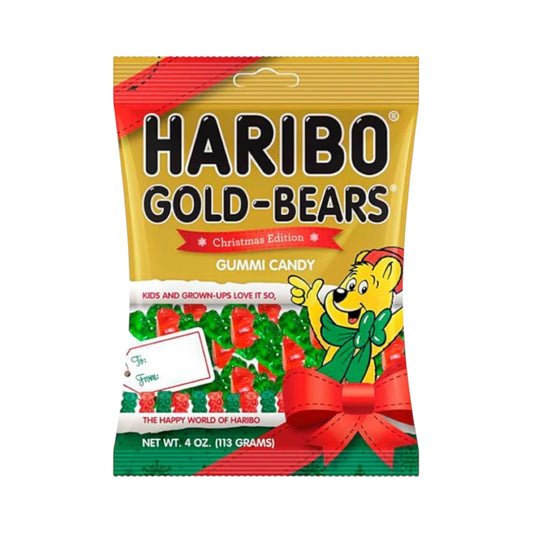 Haribo Christmas Edition Gold Bears - 4oz (113g)