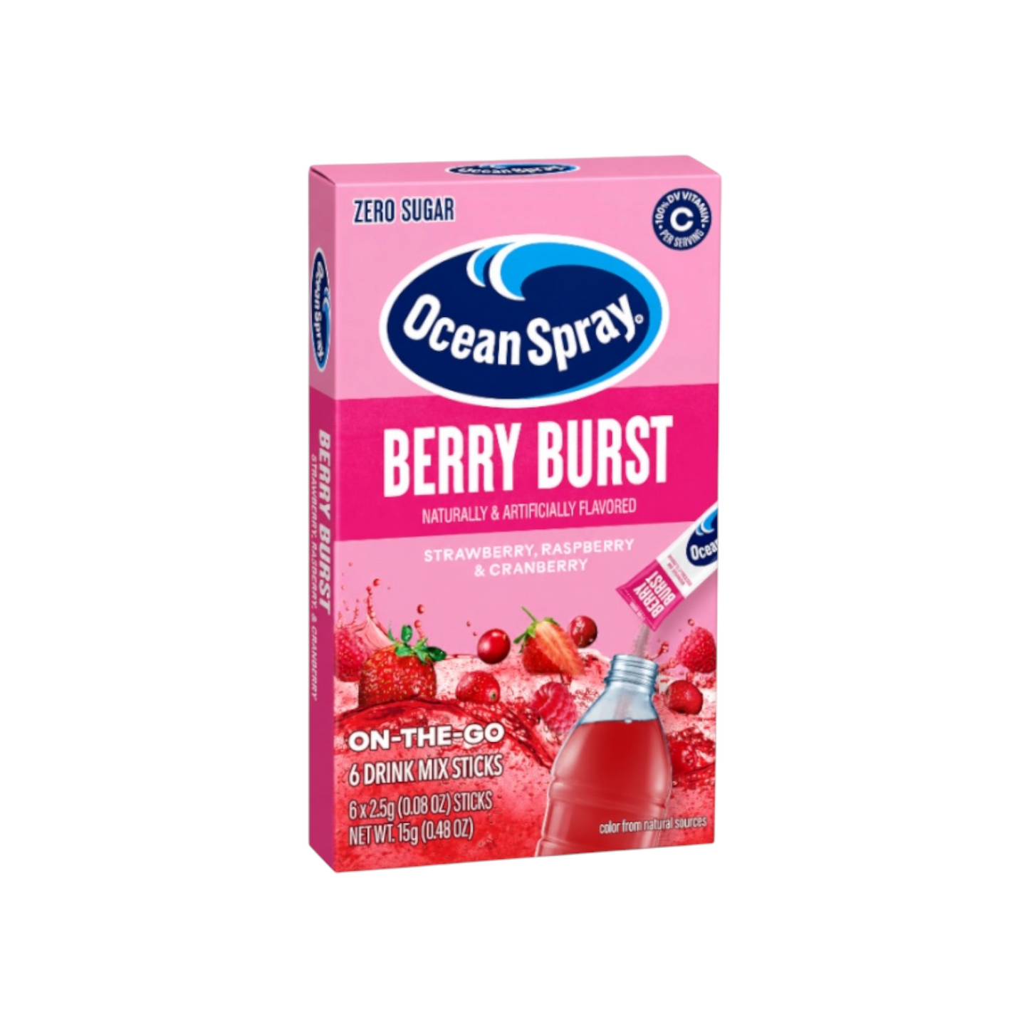 Ocean Spray Singles To Go Berry Burst - 0.48oz (15g)