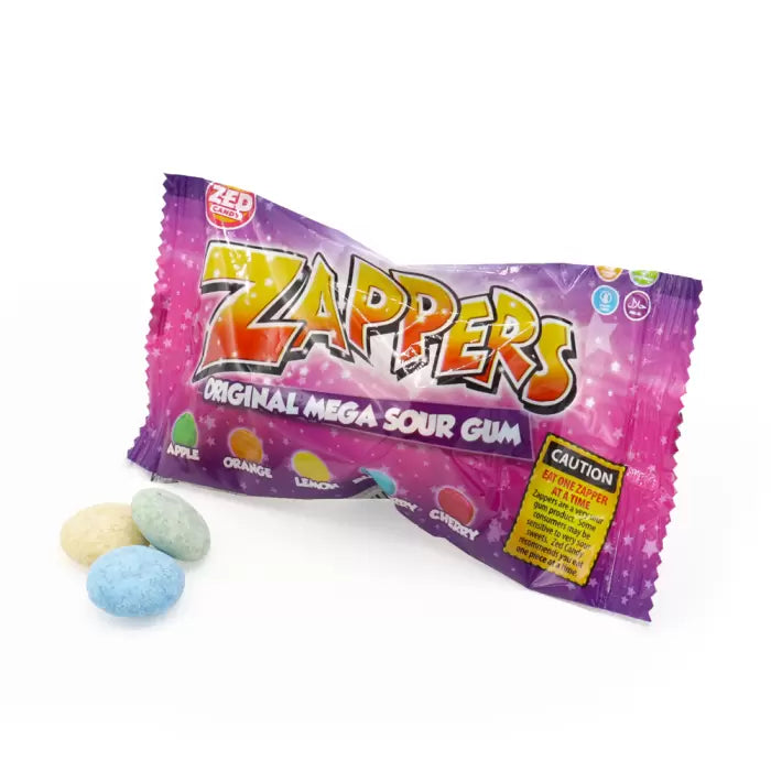Zed Candy Zappers Original Mega Sour Gum - 50g (50p PMP)