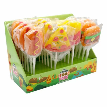 Candy Realms Fast Food Pops - 50g