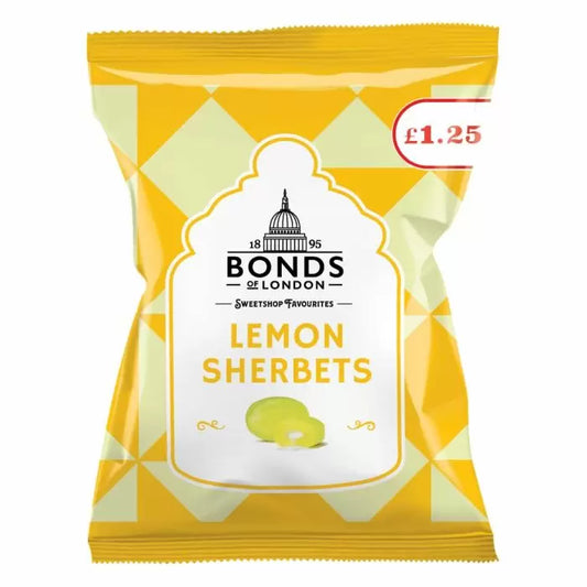 Bonds Lemon Sherbets Bags - 130g (PMP £1.25)