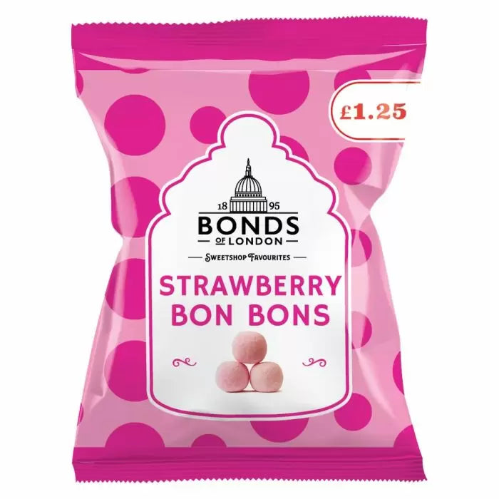 Bonds Strawberry Bon Bons 130g £1.25 PMP